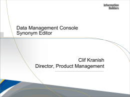 Transform - Information Builders