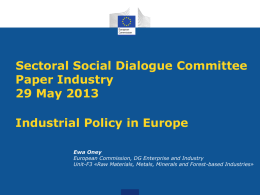 EU Industrial Policy