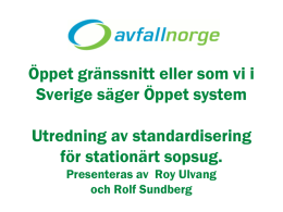 Sopsug - Avfall Sverige