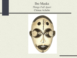 Ibo Masks Things Fall Apart Chinua Achebe