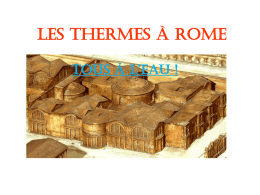 Les Thermes à Rome - Archive-Host