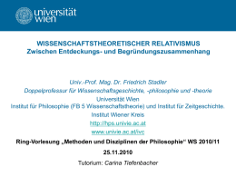 Thomas Kuhn - Universität Wien