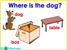 Prepositions of Place PPT Lesson