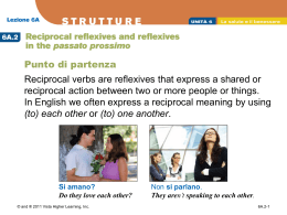 Reciprocal verbs