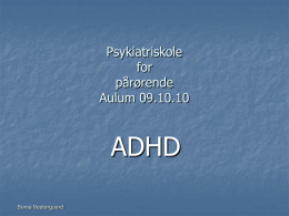 ADHD - Region Midtjylland