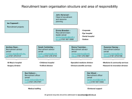 Organisational Chart Rec