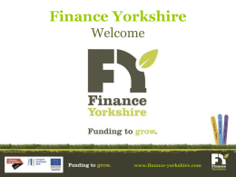 Finance Yorkshire