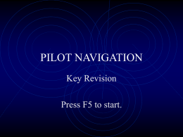 Pilot Navigation Revision
