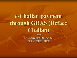 Deface Challan