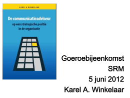 hier de presentatie van Karel Winkelaar