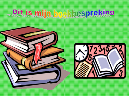 Waar het boek over gaat - Welkom bij De_Rietvink.basisschoolweb.nl!