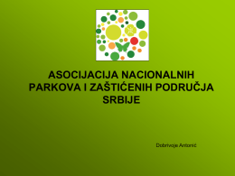 asocijacija nacionalnih parkova i zaštićenih područja srbije