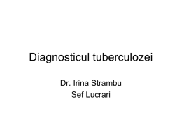 Curs TB diagnostic