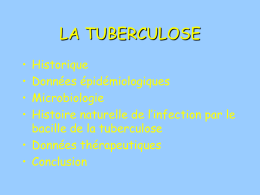 LA TUBERCULOSE