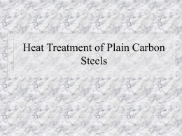 Heat Treatment of Steels - Mechanical Engineering, UPRM