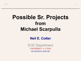 ppt - Electrical and Computer Engineering