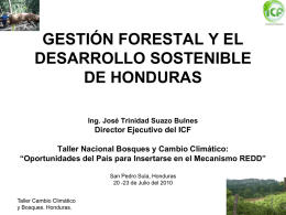 ICF - Agenda Forestal Hondureña
