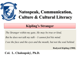 NATOSpeak, Communication, Culture and Cultural Literacy