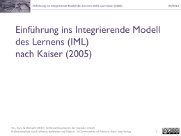 Kaiser: Integrierendes Lernmodell