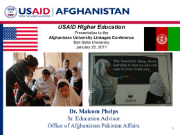 USAID Higher Education - Ball State University