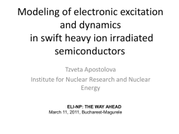 Modeling of electronic excitation and dynamics in swift heavy ion