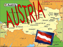 Austria este situată în Europa Centrală, învecinându
