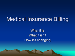 Medical Insurance Billing