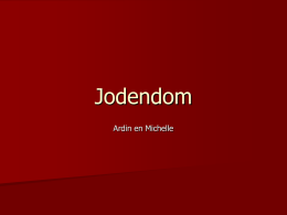 Geloof ppt Ardin Jodendom presentatie