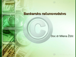 Bankarsko računovodstvo