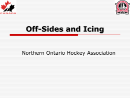 Off-Sides and Icings - Northern Ontario Hockey Association