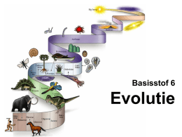 Evolutie - BIOLOGIEPAGINA.nl