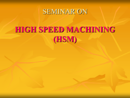 click to save-high speed machining