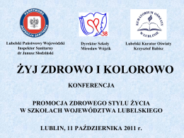Prezentacja multimedialna - Kuratorium Oświaty w Lublinie