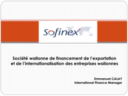 SOFINEX - Classe Export