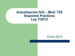 ASPECTOS PRACTICOS LEY 7-2012