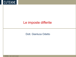 Slides a cura di Gianluca Odetto - Fiscalita` differita