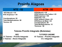 3a Reunião Técnica 2010 - ProInfo Alagoas