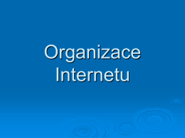 Organizace Internetu