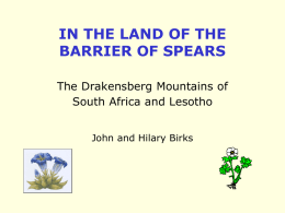 In the land of the Barrier of Spears
