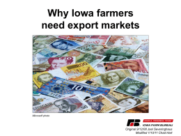 Iowa`s Exports