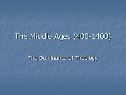The Middle Ages (400-1400) - The Critical Thinking Community