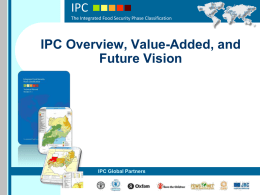 I. Overview of the IPC - Food Security and Nutrition Network