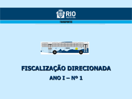 Relatório 1 - Prefeitura do Rio de Janeiro