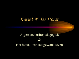 Kartel W. Ter Horst