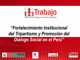 3ra Diapositiva. - Dirección Regional de Trabajo y Promoción del