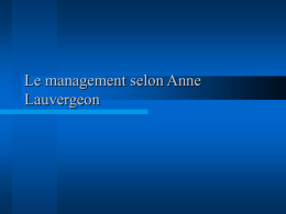 Le management selon Anne Lauvergon - Fichier