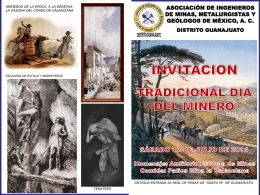 invitación - Asociación de Ingenieros de Minas, Metalurgistas y