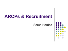The Role of the Programme Director and the ARCP/RITA process