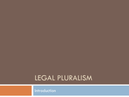 a Critical Legal Pluralism