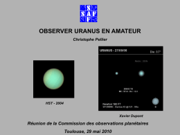 Observer Uranus en amateur (C. Pellier)